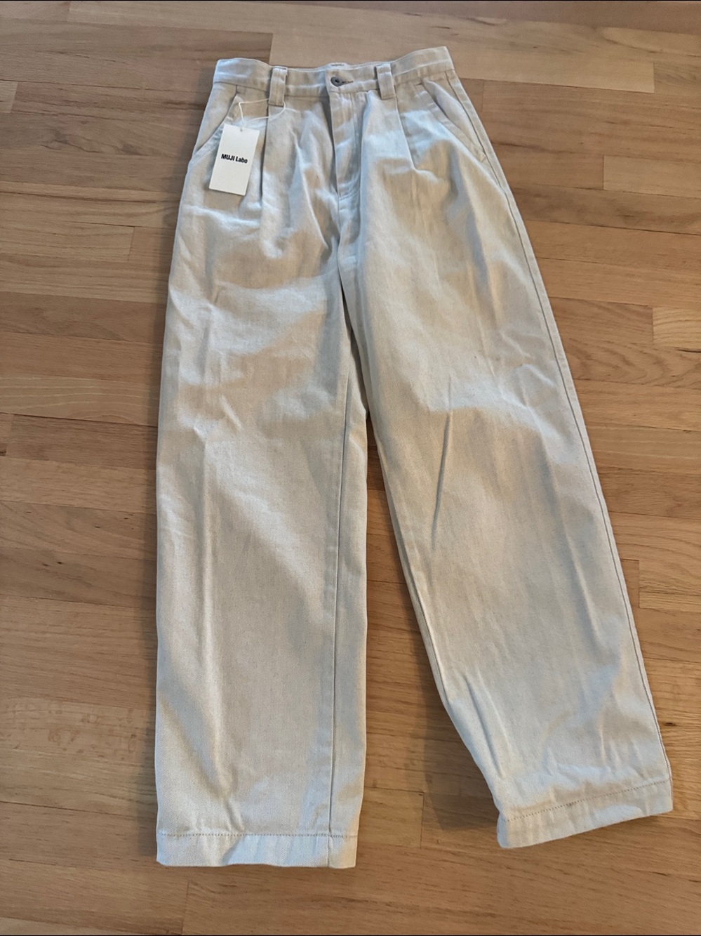 Muji Labo pants purchased in Tokyo neighborhood Daikanyama.Muji premium clothing